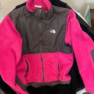 The North Face Fuchsia and Charcoal Jacket